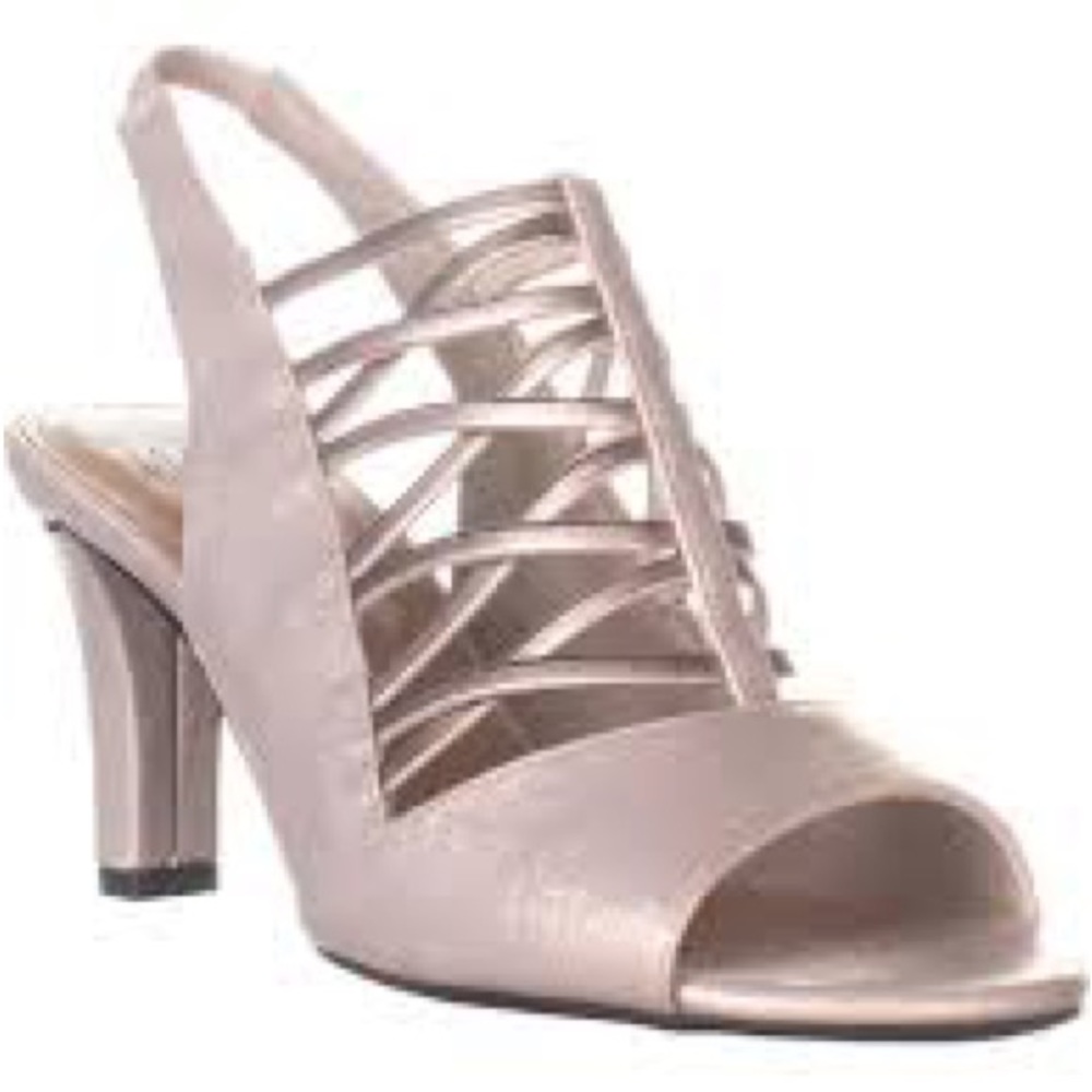 Impo
Womens Impo Vadelia Slingback Open Toe Sandals, Champagne, 10M  worn once